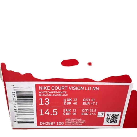 Nike Court Vison Low Men’s Size 13 - Picture 11 of 12